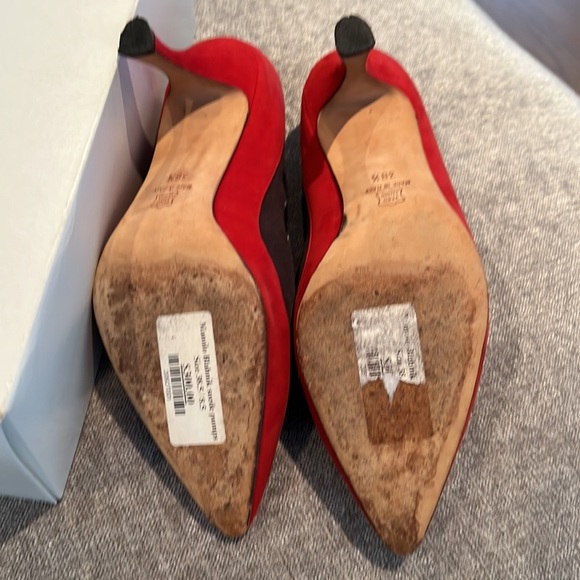 Vintage Manolo Blahnik suede pump size 38.5 - Picture 2 of 8